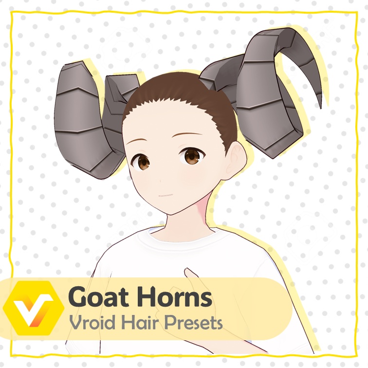 Vroid Goat Horns