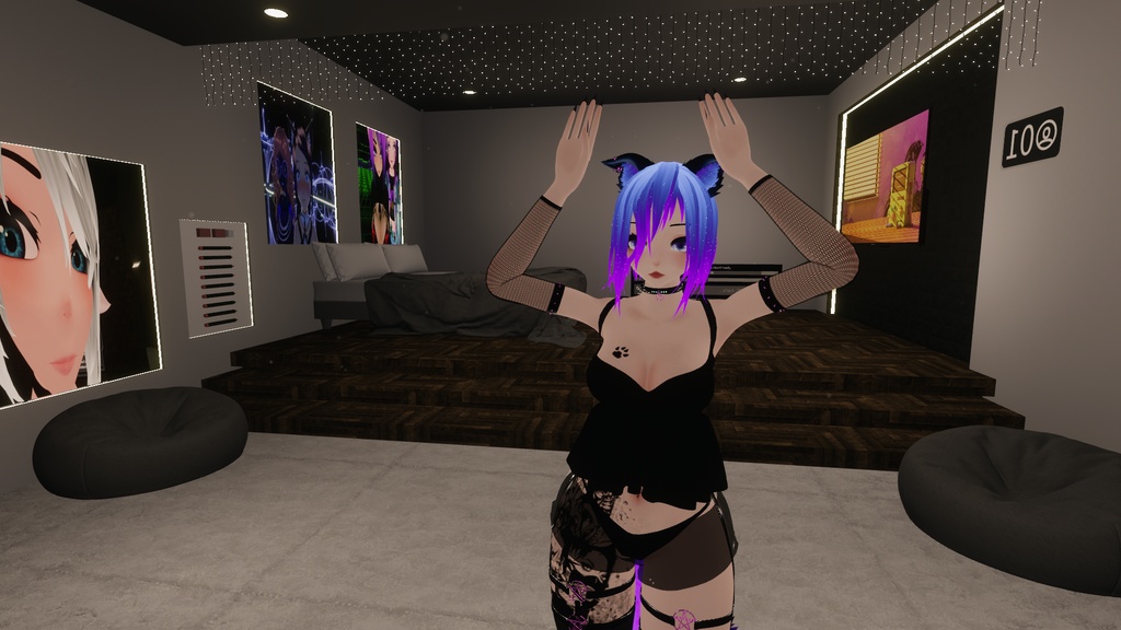[VRCHAT] Miyu the Neko Avatar 3.0 - SashTheDee - 3/3