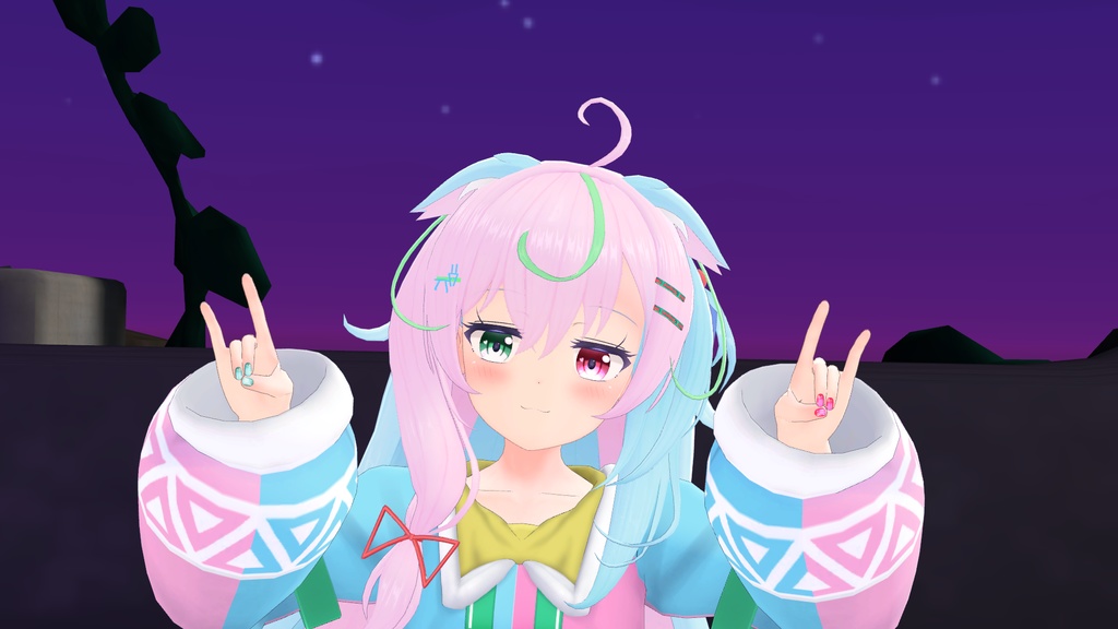 ハンドサイン『きつね』