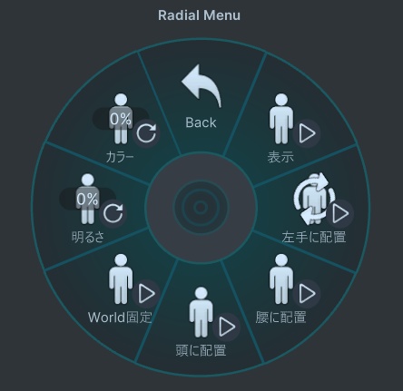 【無料】便利アイテム一式(MA設定済アバターギミック)
