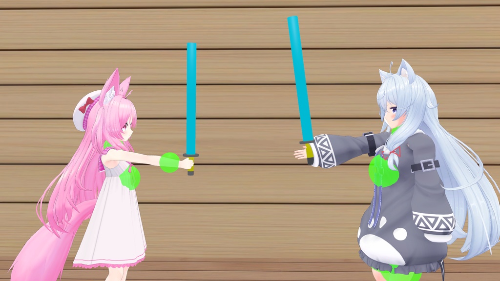 【無料】チャンバラバトルシステム(MA想定アバターギミック)