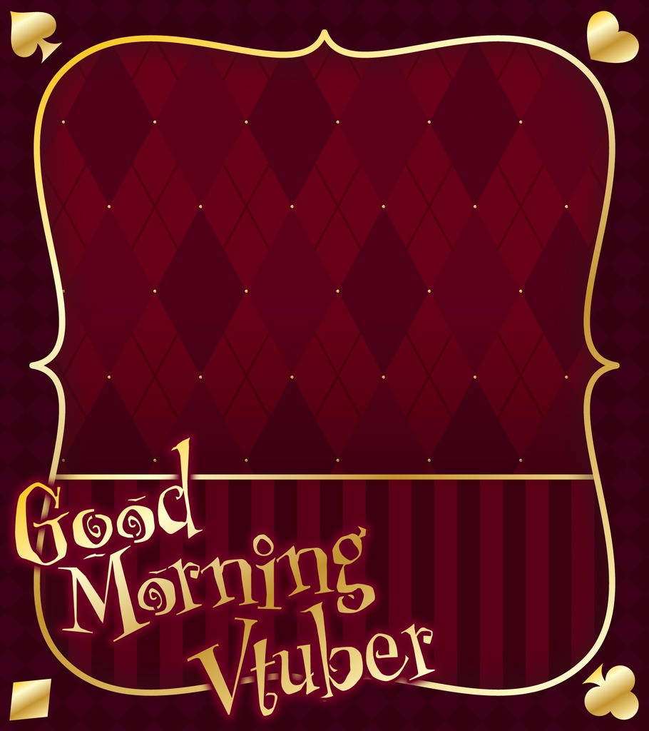 トランプ風おはV素材