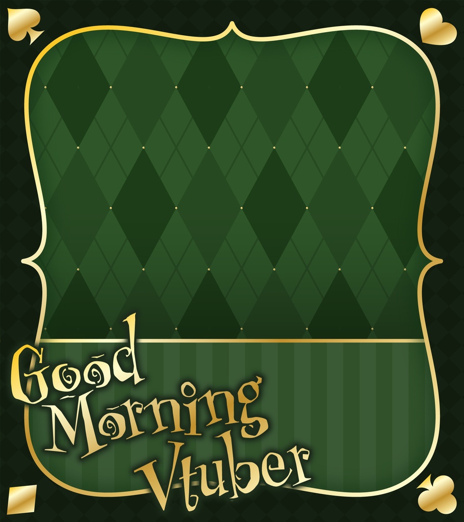 トランプ風おはV素材