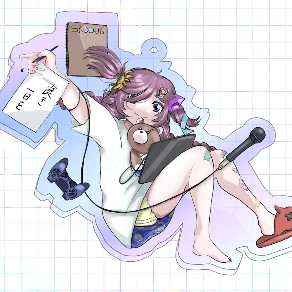 しぃ楽オーロラアクキー