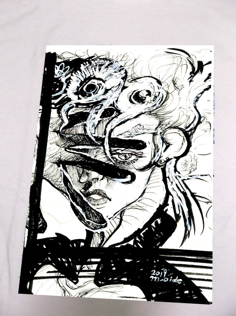 ジョジョの奇妙な冒険 第5部 ジョルノジョバーナ モノクロ Tシャツ