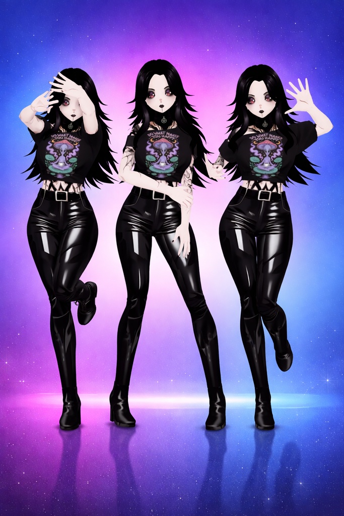 Cropped Tee Psychedelic Bundle