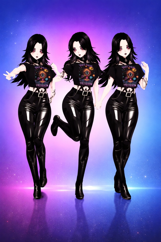 Cropped Tee Psychedelic Bundle