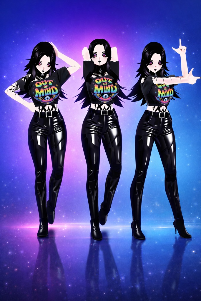 Cropped Tee Psychedelic Bundle