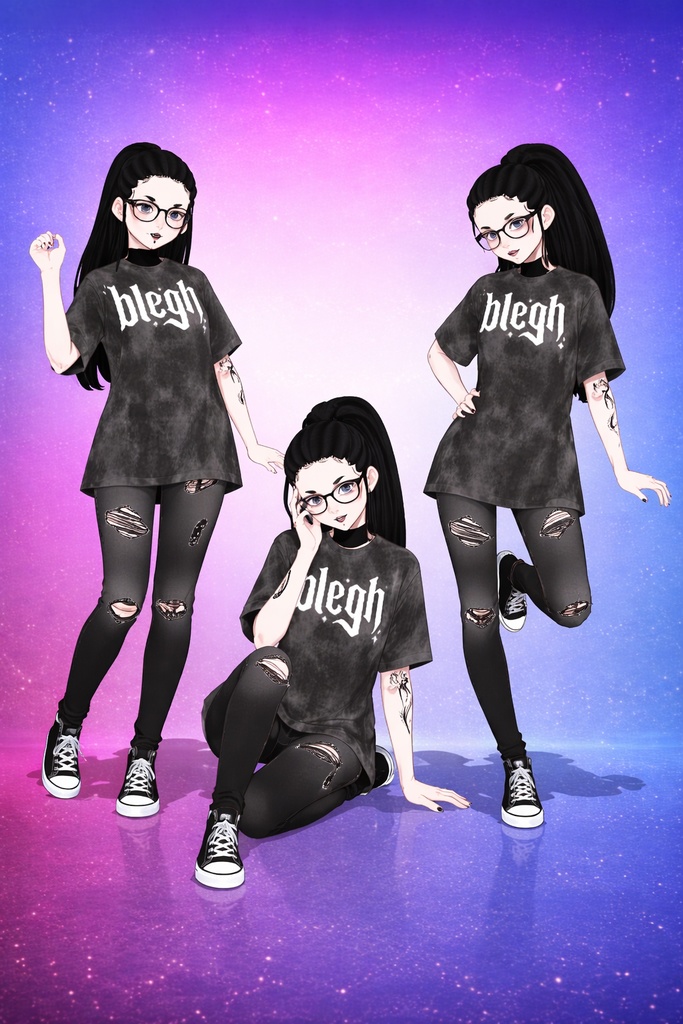 Over Sized Alt Boyfriend Tee Bundle