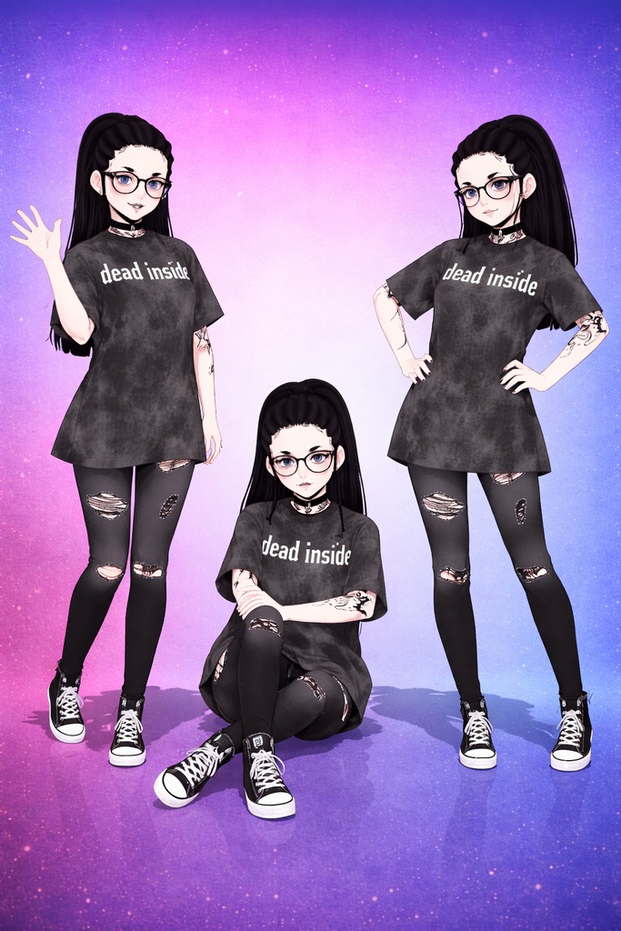 Over Sized Alt Boyfriend Tee Bundle