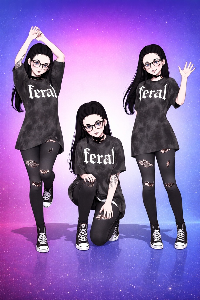 Over Sized Alt Boyfriend Tee Bundle