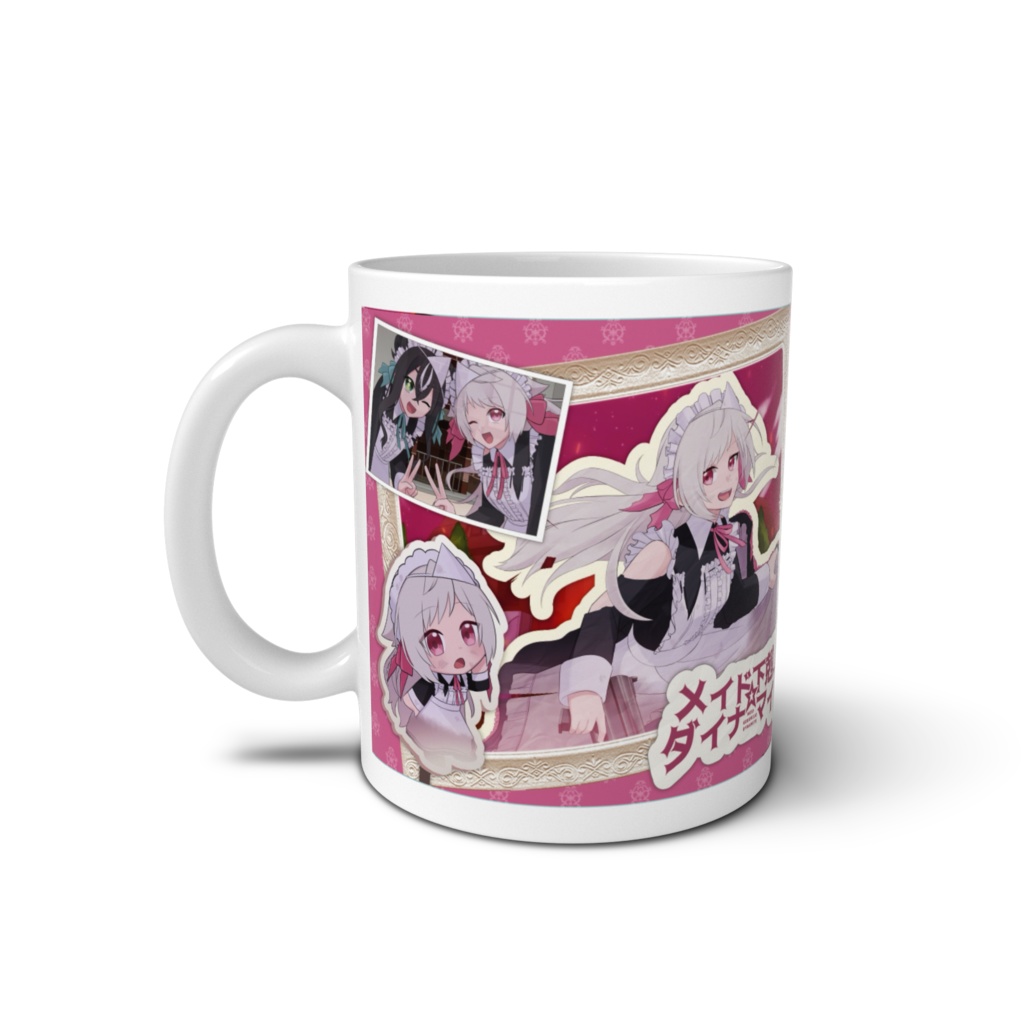 メイドの幽霊たちの弄びマグカップ