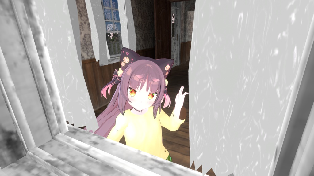 【猫山苗用】街歩きカジュアルコーデ