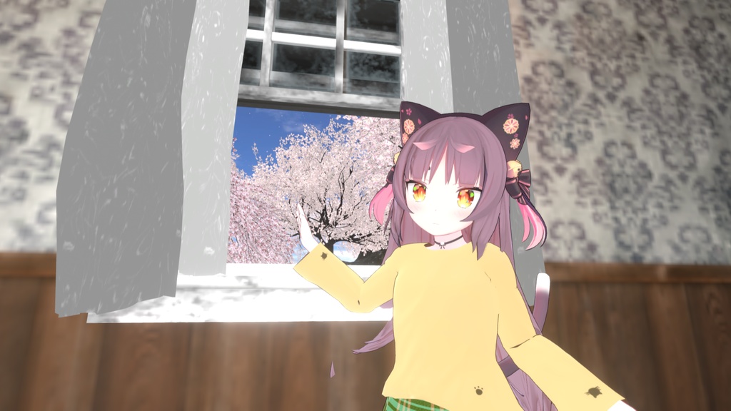 【猫山苗用】街歩きカジュアルコーデ