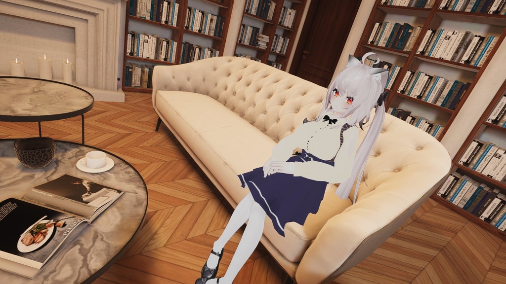 【4アバター対応】あざとカワイイ!ハイウェストスカート