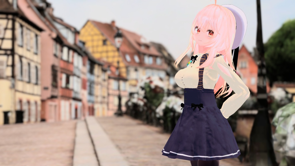 【4アバター対応】あざとカワイイ!ハイウェストスカート