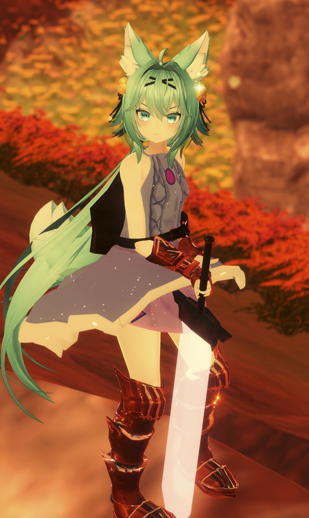 【PB対応武器ギミック付き】強くて可愛い!姫騎士コーデ