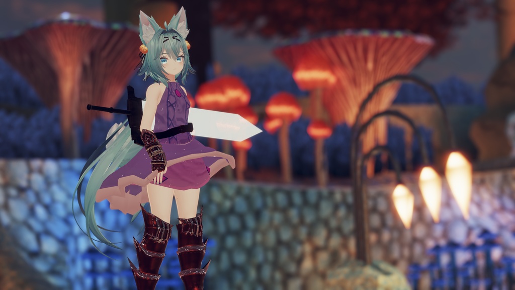 【PB対応武器ギミック付き】強くて可愛い!姫騎士コーデ