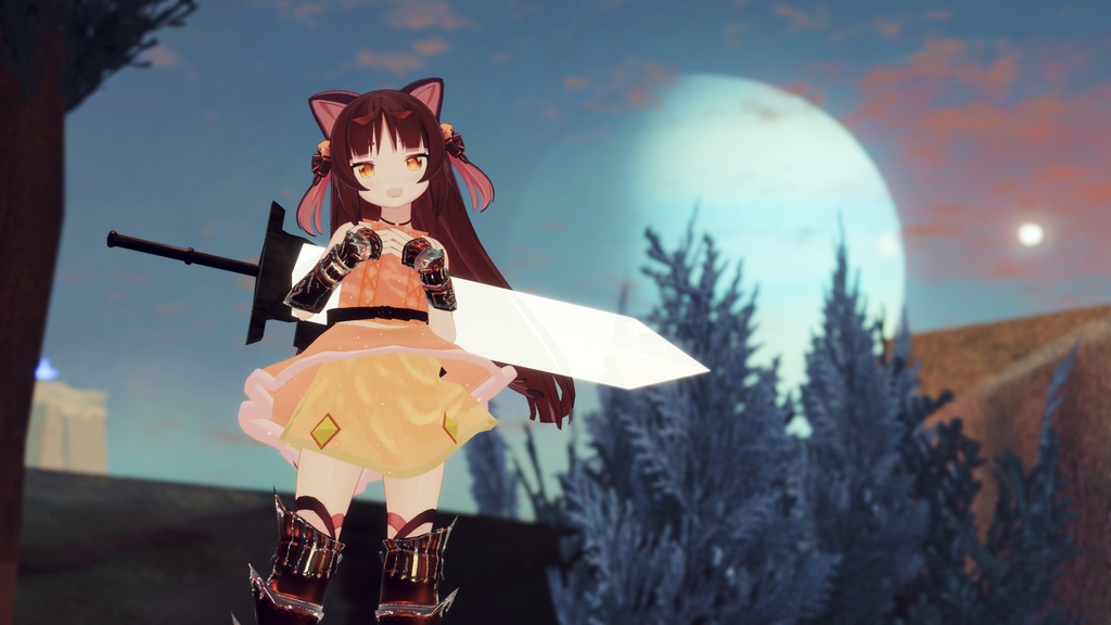 【PB対応武器ギミック付き】強くて可愛い!姫騎士コーデ