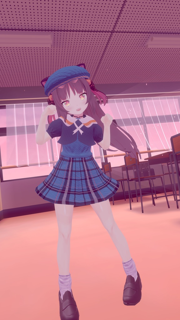 【8アバター対応】おしとやか!お嬢様制服