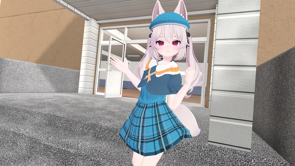 【8アバター対応】おしとやか!お嬢様制服