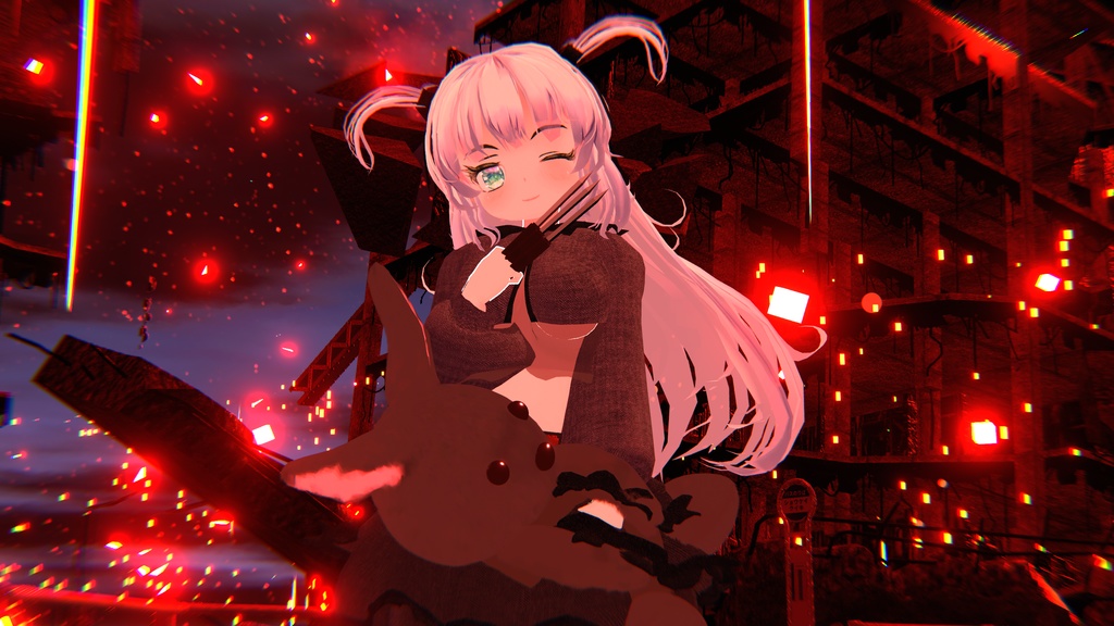 オリジナル3Dモデル「こかげ(kokage)」