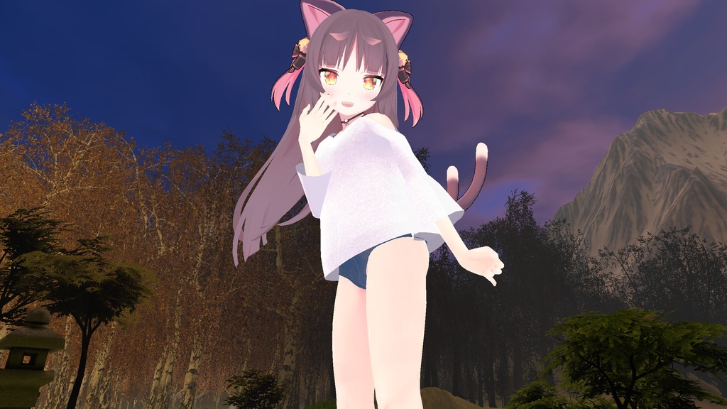 【6アバター対応】セクシーきゅーと♡ホットパンツコーデ