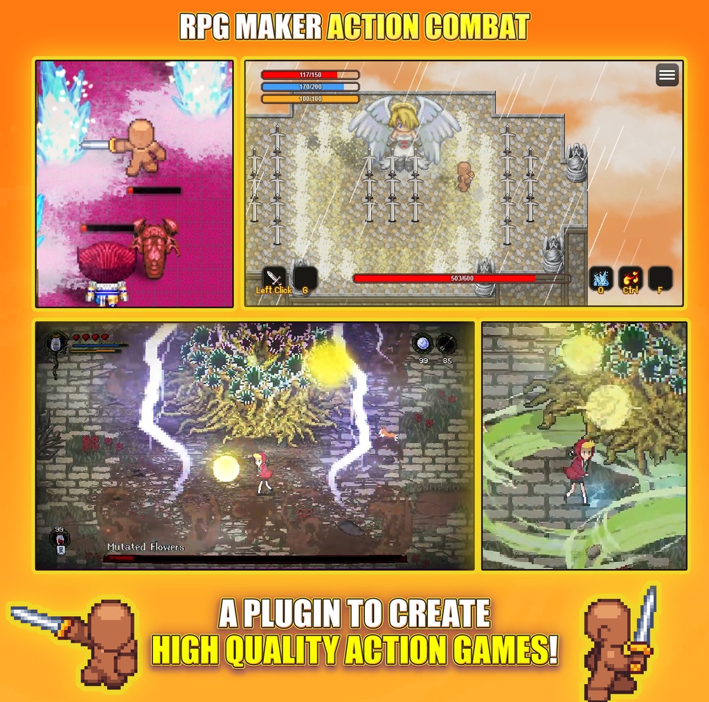 RPGツクール アクションコンバット 「RPG Maker Action Combat」 (for RPGツクールMZ)