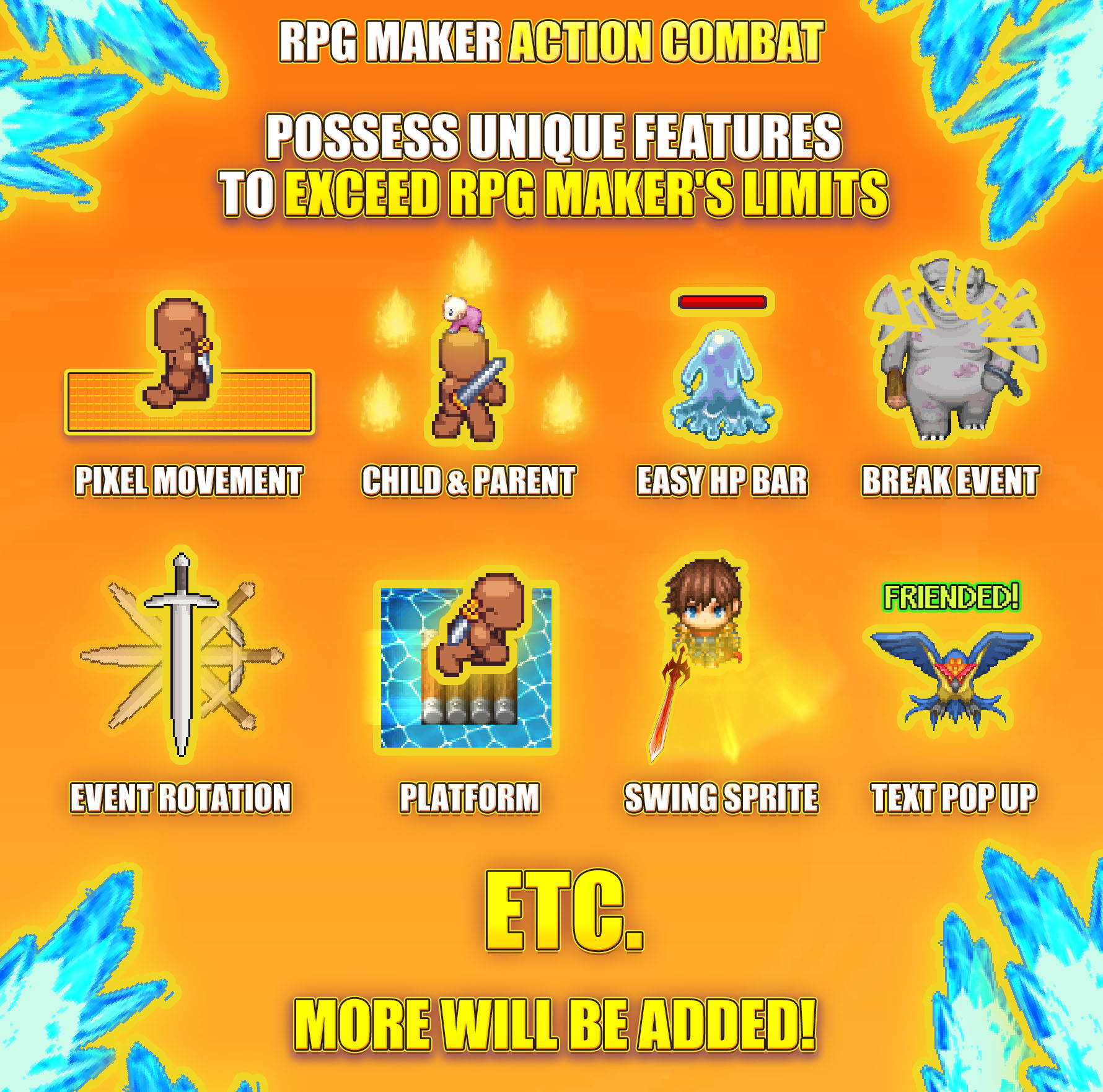 RPGツクール アクションコンバット 「RPG Maker Action Combat」 (for RPGツクールMZ ...
