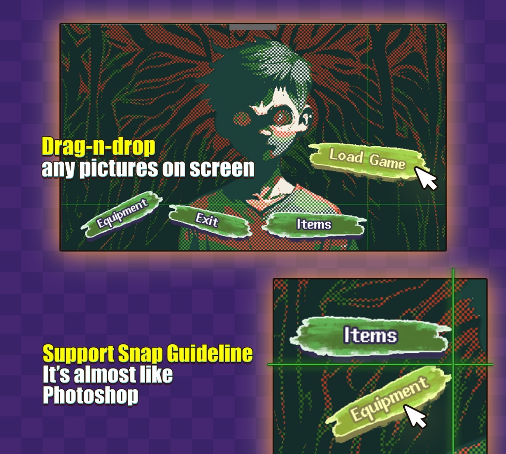 ピクチャーズUIクリエイター 「Pictures UI Creator」 (RPGツクールMZ)