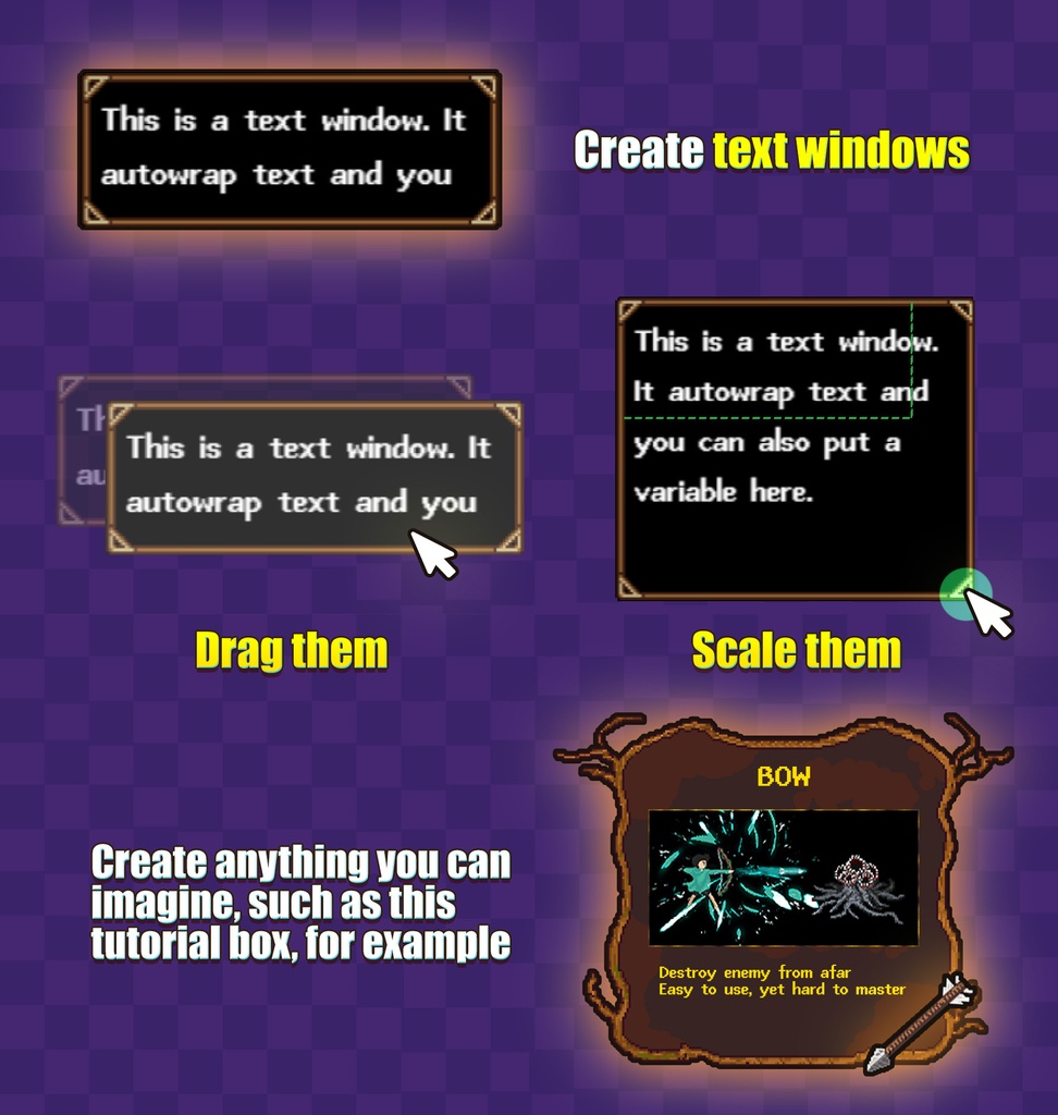 ピクチャーズUIクリエイター 「Pictures UI Creator」 (RPGツクールMZ)