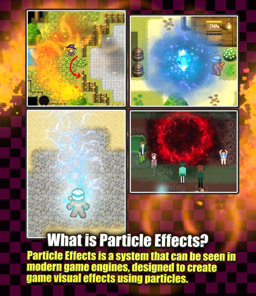 「Hendrix Particles Builder」 (RPGツクールMZ)
