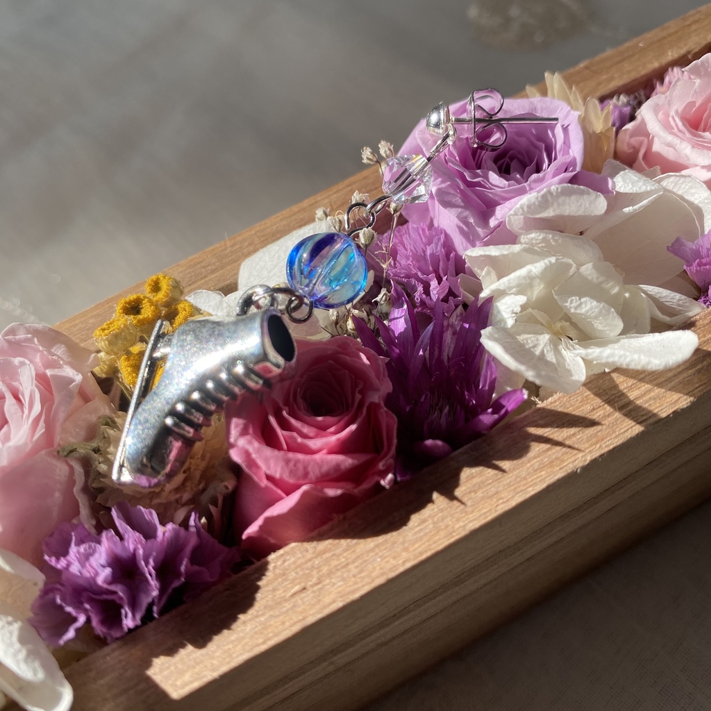 はなそば耳飾り