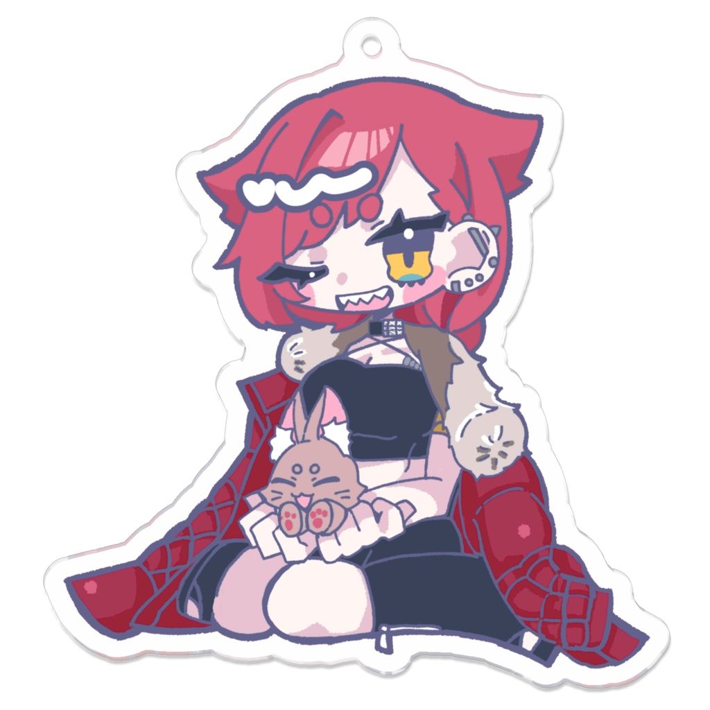 あまぎなぞる🐕アウトロー衣装アクリルキーホルダー