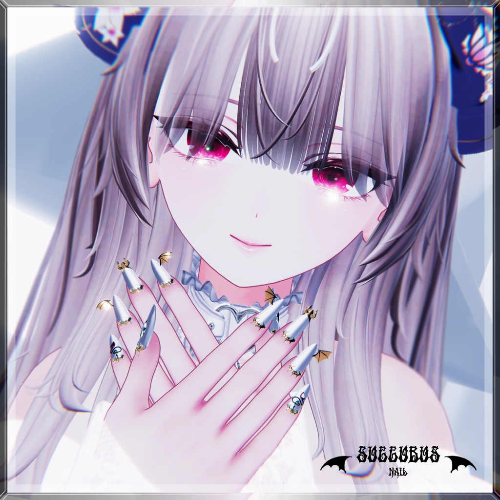 - Succubus Nail - 👿サキュバスネイル😈【全11アバター対応】