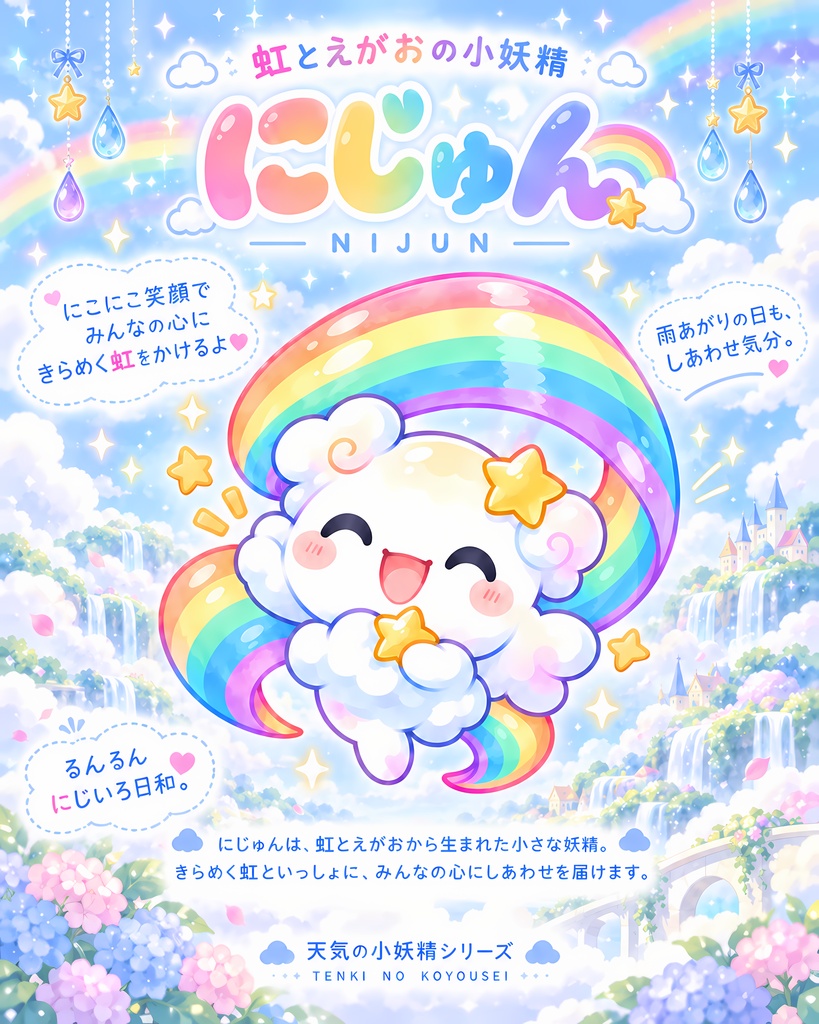 にじゅん|めじるしチャーム ・アンブレラマーカー