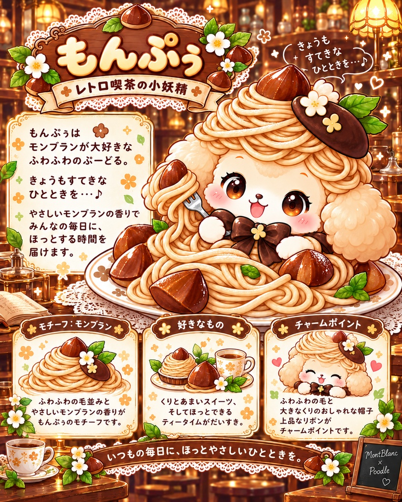もんぷぅ|めじるしチャーム・アンブレラマーカー