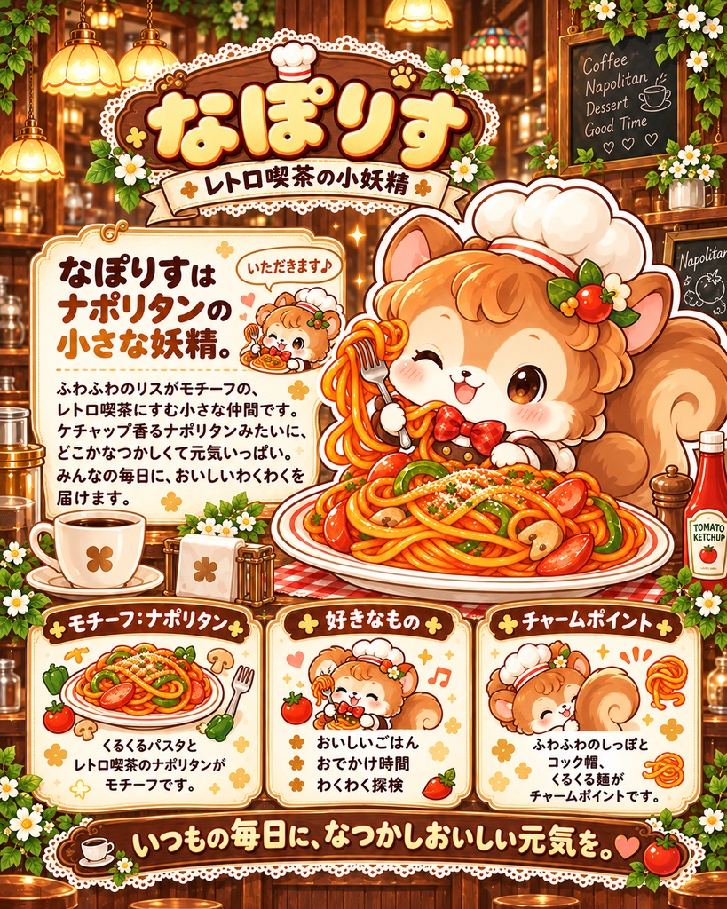 なぽりす|めじるしチャーム・アンブレラマーカー