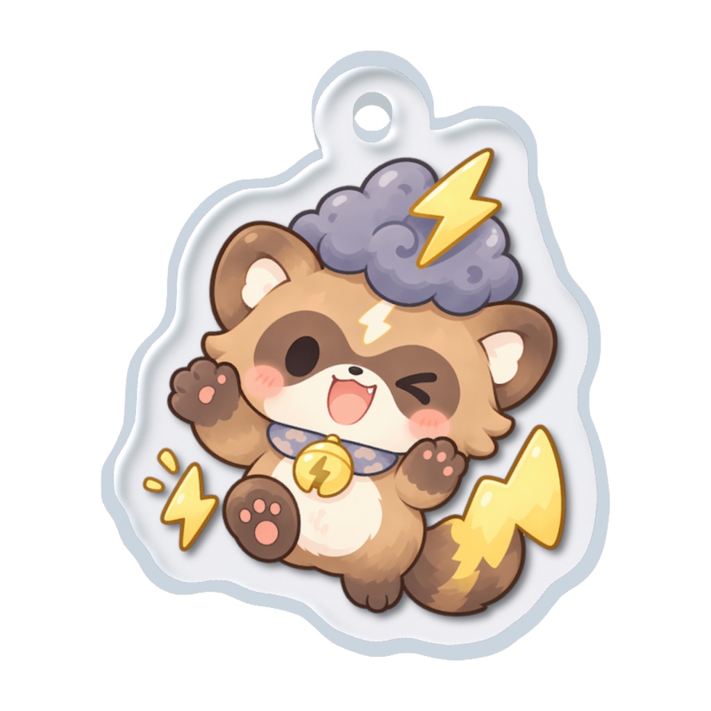 たぬぴ｜めじるしチャーム・アンブレラマーカー