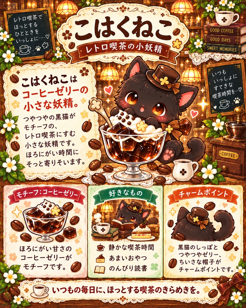 こはくねこ|めじるしチャーム・アンブレラマーカー