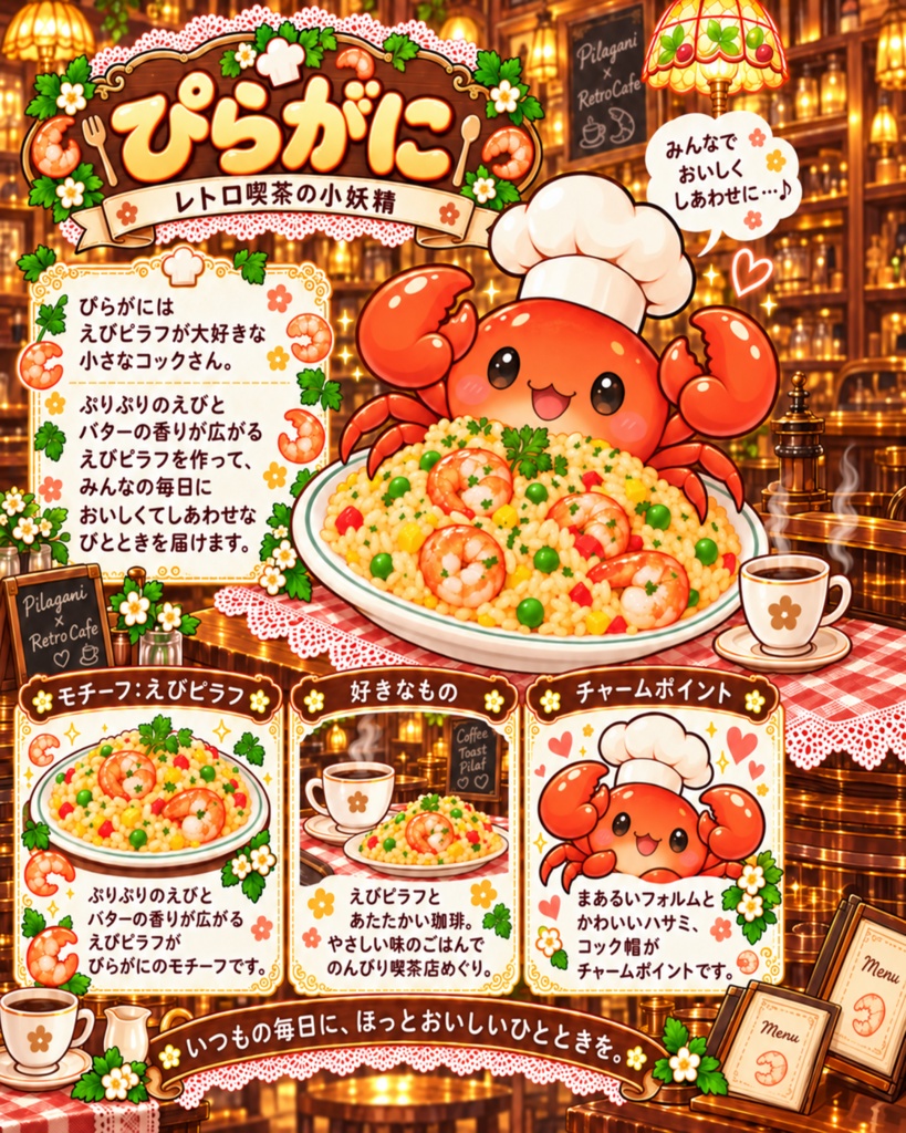 ぴらがに|めじるしチャーム・アンブレラマーカー