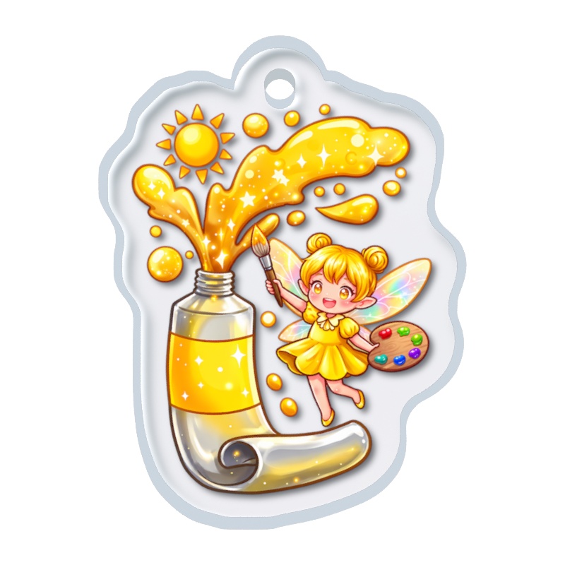 絵の具の妖精|めじるしチャーム・アンブレラマーカー 全5種