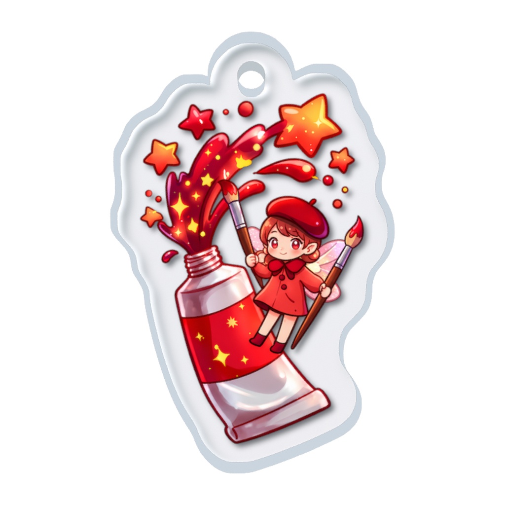 絵の具の妖精|めじるしチャーム・アンブレラマーカー 全5種