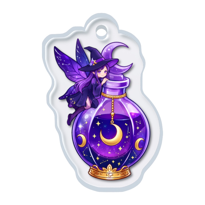 魔法の香水瓶と妖精|めじるしチャーム・アンブレラマーカー 全5種