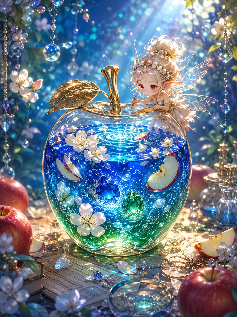 幻想蒐集館の断章：雫の林檎と妖精の調べ