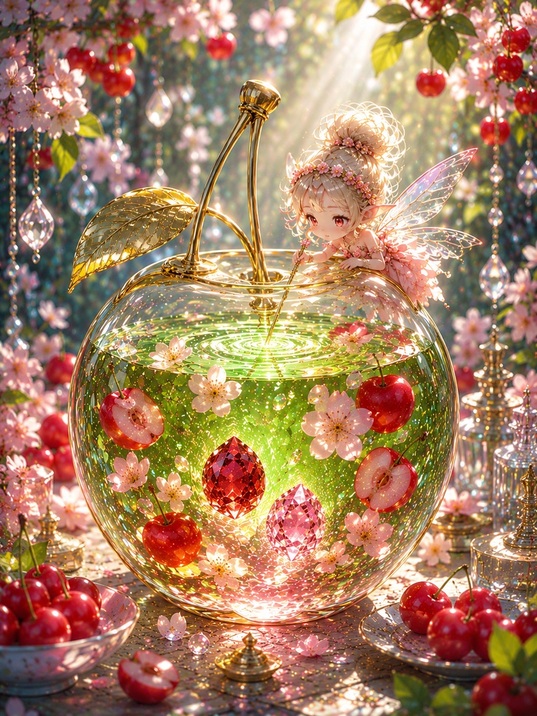 幻想蒐集館の断章：春霞(はるがすみ)のさくらんぼと妖精の微睡(まどろ)み