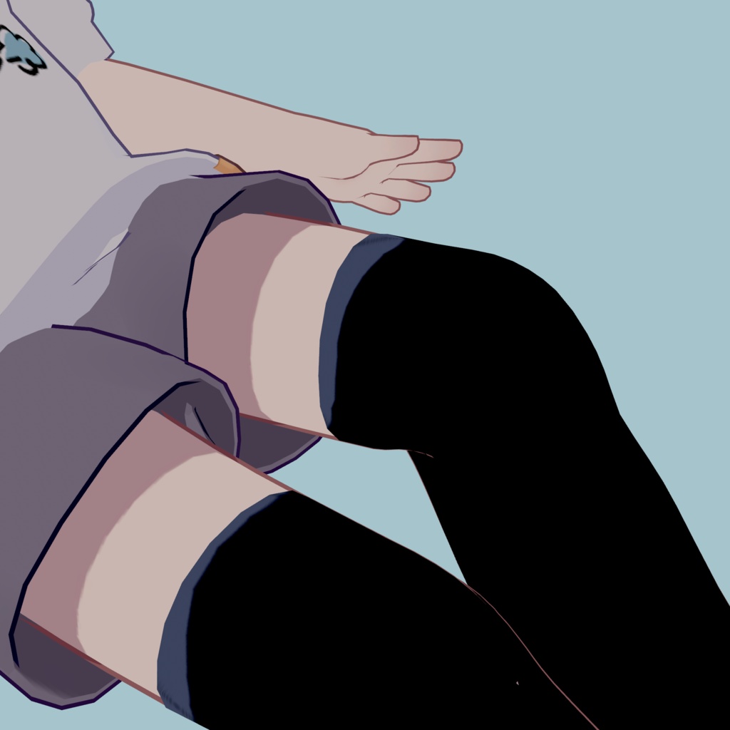 うささき サイハイソックス / usasaki thigh high socks / 우사사키 오버니삭스