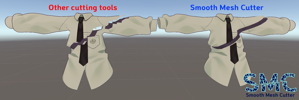 Smooth Mesh Cutter