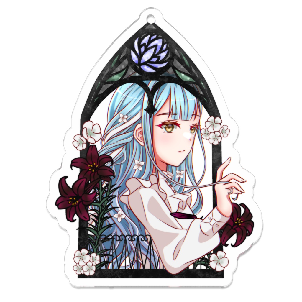 祥子 窓キーホルダー