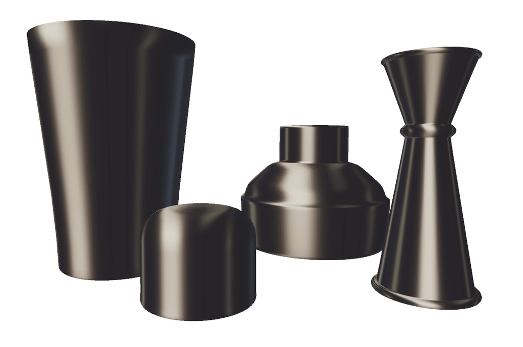 Cobbler Shaker and Measuring Jigger